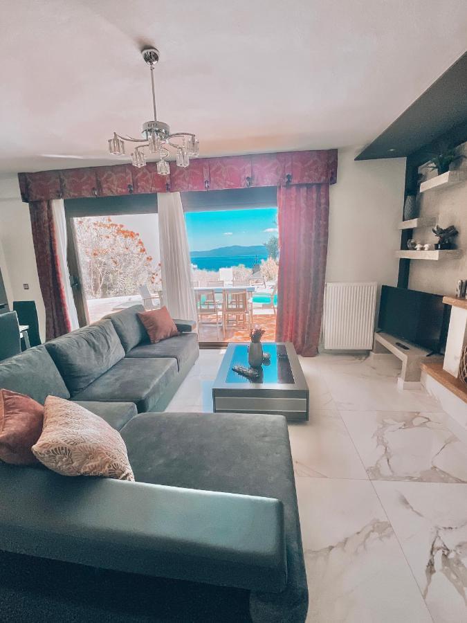 Willa Earthy Boutique Luxurious House -Marble Luxury House Paliouri Zewnętrze zdjęcie