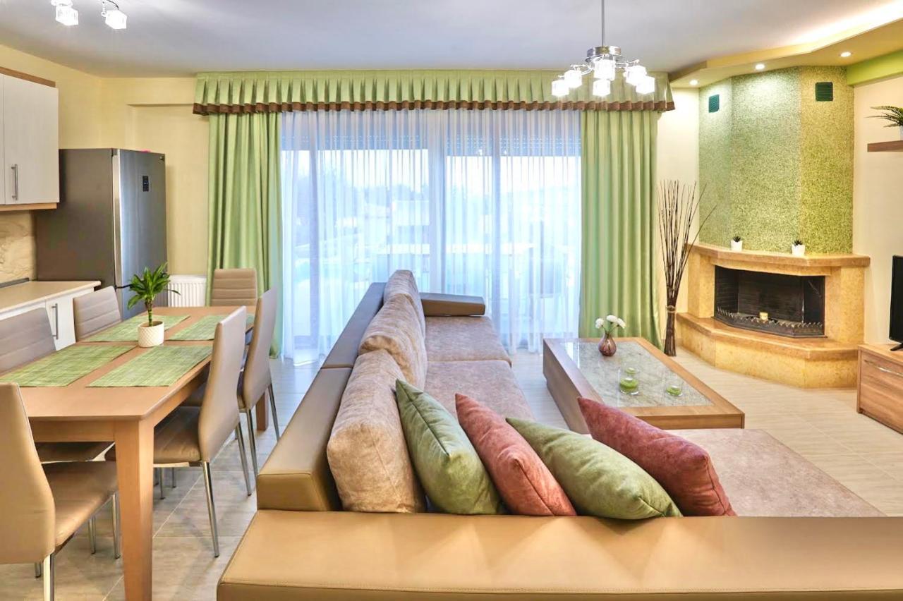 Willa Earthy Boutique Luxurious House -Marble Luxury House Paliouri Zewnętrze zdjęcie