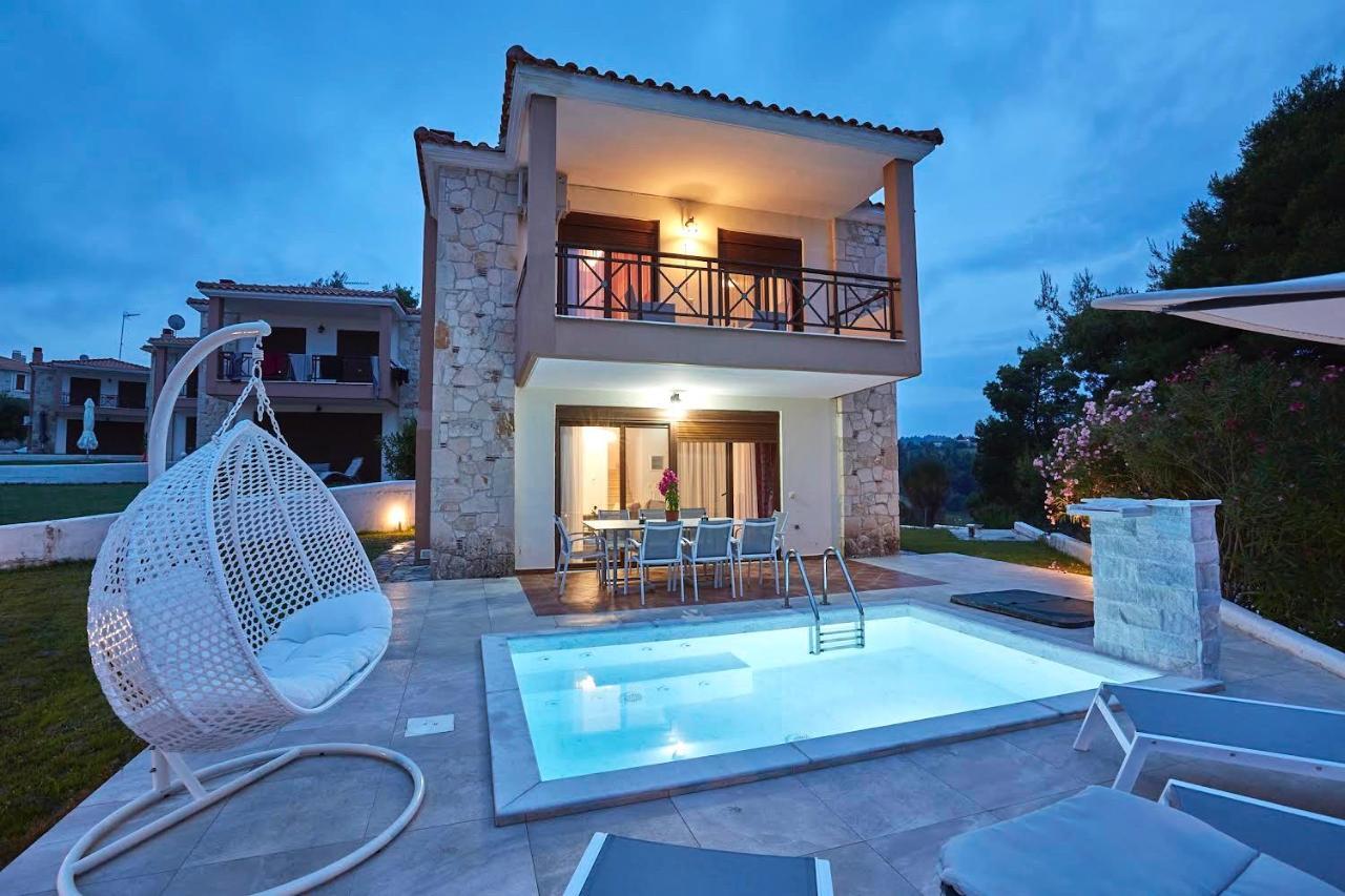 Willa Earthy Boutique Luxurious House -Marble Luxury House Paliouri Zewnętrze zdjęcie