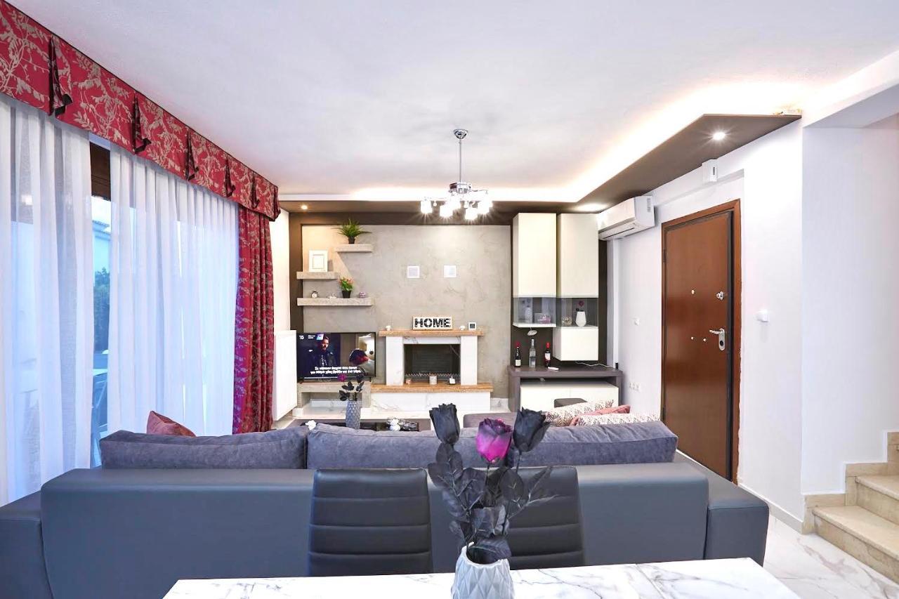 Willa Earthy Boutique Luxurious House -Marble Luxury House Paliouri Zewnętrze zdjęcie